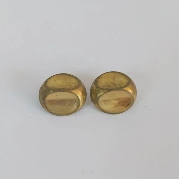 Vintage Gold Post Earrings - Picture 1 of 2
